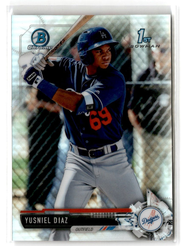 2017 Bowman Chrome Yusniel Diaz #36