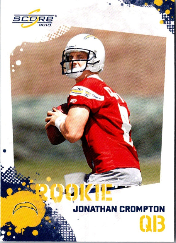 2010 Score Jonathan Crompton #362 Rookie