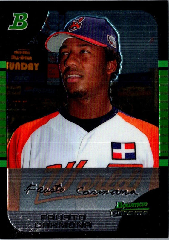 2005 MultiAd Akron Aeros Fausto Carmona #3