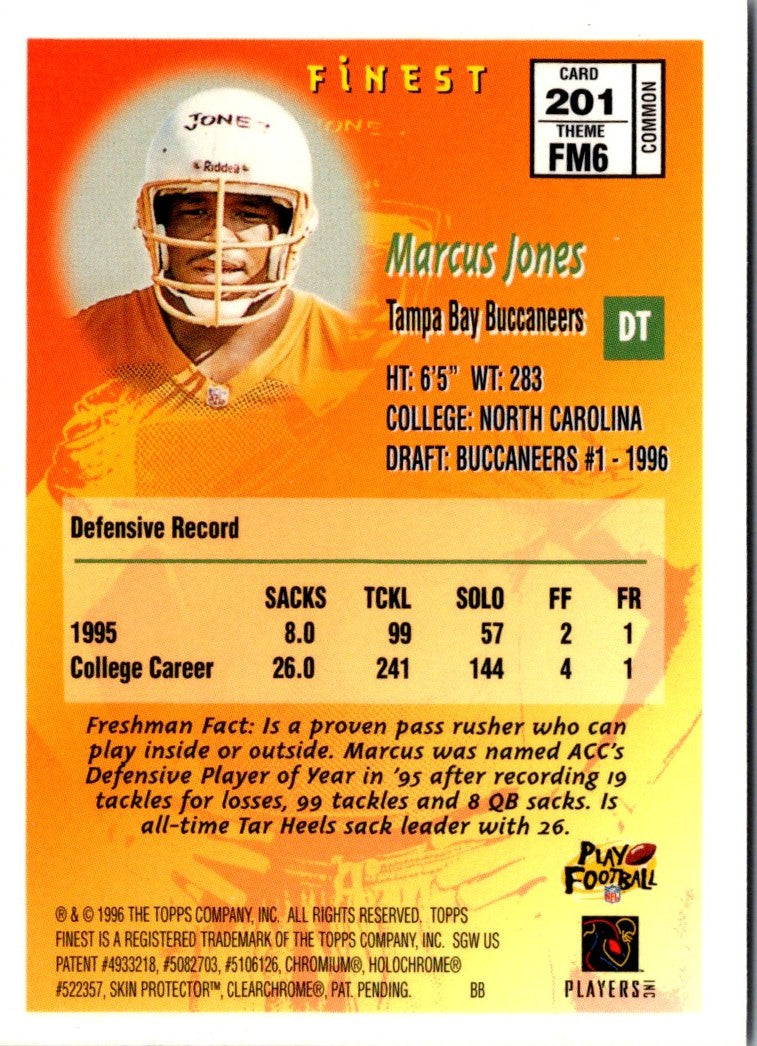 1996 Topps Marcus Jones