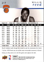 2008 Upper Deck Willis Reed #217