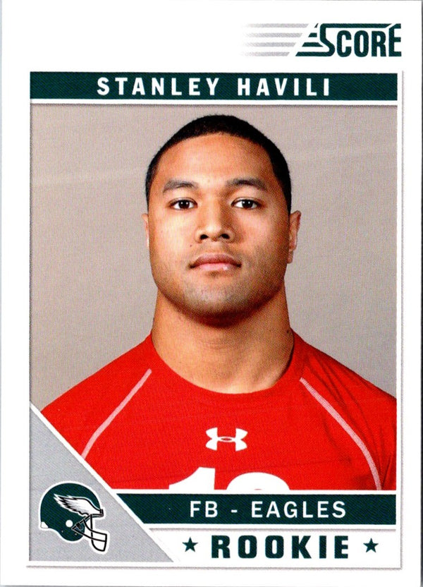 2011 Score Stanley Havili #389 Rookie