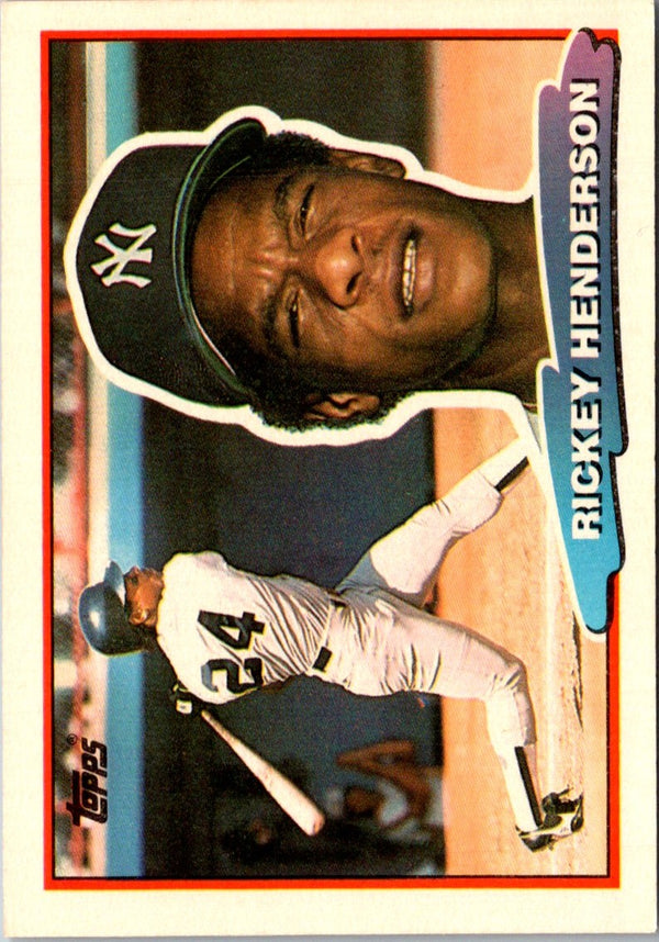 1988 Topps Big Rickey Henderson #165