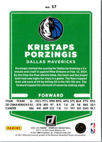 2021 Donruss Kristaps Porzingis #57