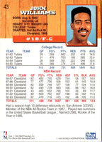 1993 Hoops John Williams #43