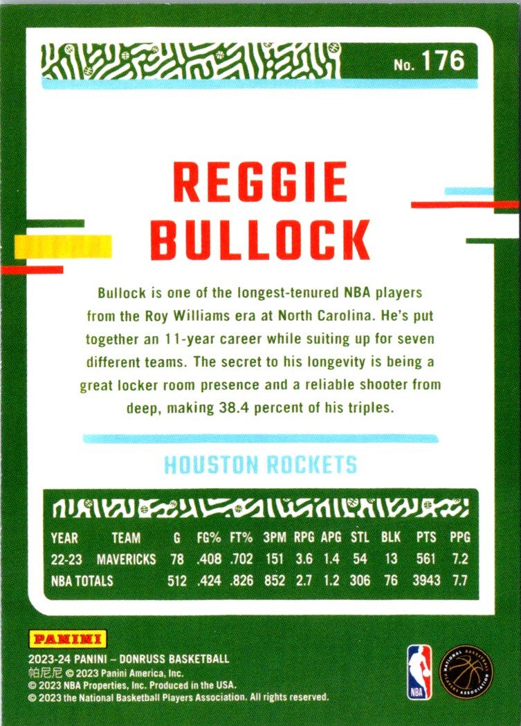 2023 Donruss Red Reggie Bullock