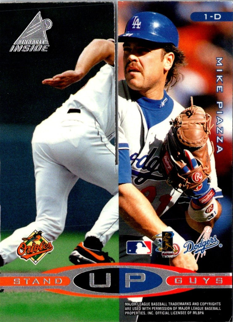 1998 Pinnacle Inside Stand Up Guys Ken Griffey Jr./Tony Gwynn/Cal Ripken Jr./Mike Piazza