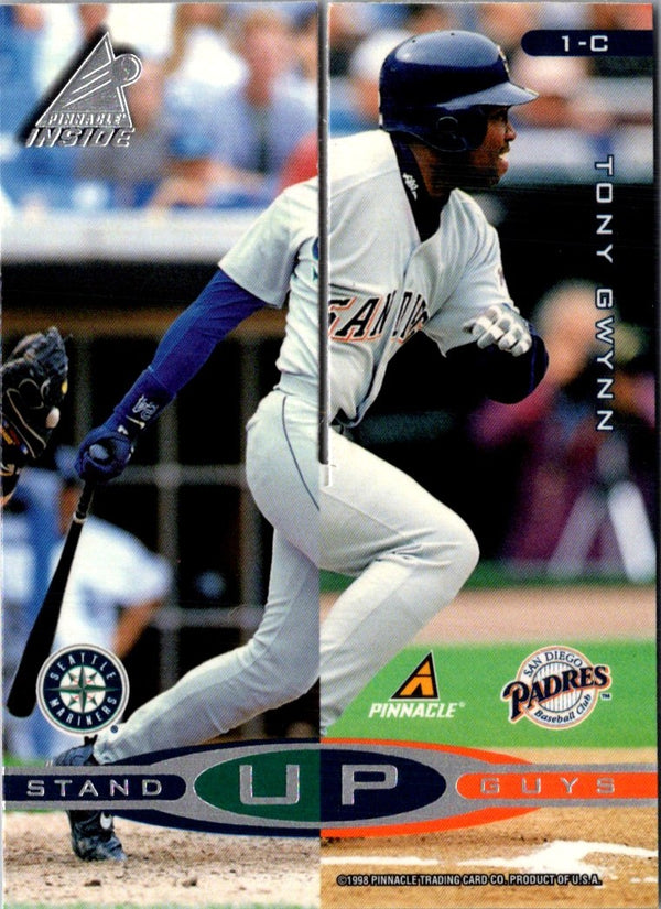 1998 Pinnacle Inside Stand Up Guys Ken Griffey Jr./Tony Gwynn/Cal Ripken Jr./Mike Piazza #1CD