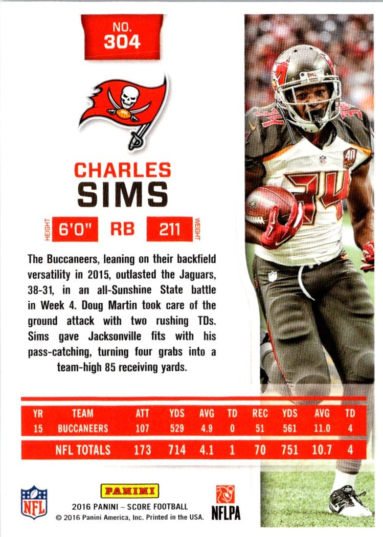 2016 Score Charles Sims