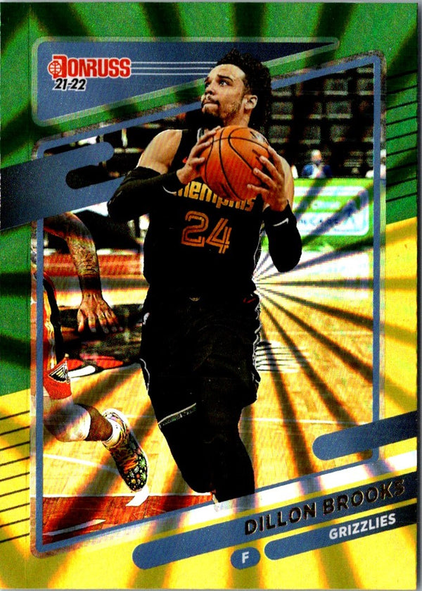 2021 Donruss Holo Green Dillon Brooks #50