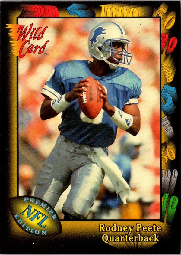 1991 Wild Card Rodney Peete #88