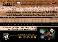 2001 Fleer Triple Crown Jose Ortiz #278