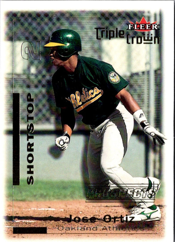 2001 Fleer Triple Crown Jose Ortiz #278