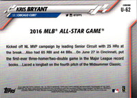 2020 Topps Chrome Update Kris Bryant #U-62