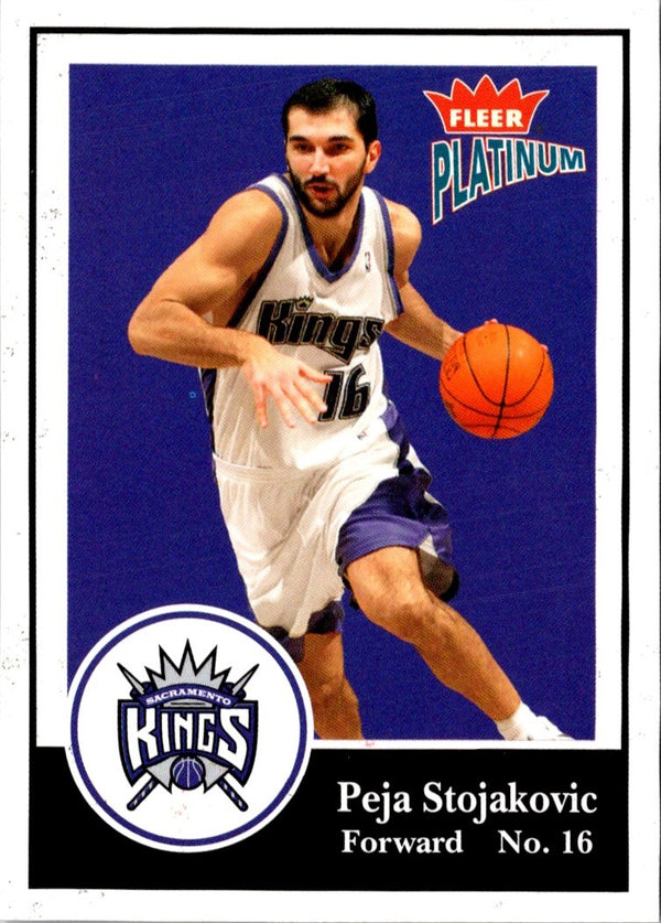 2003 Fleer Platinum Peja Stojakovic #94