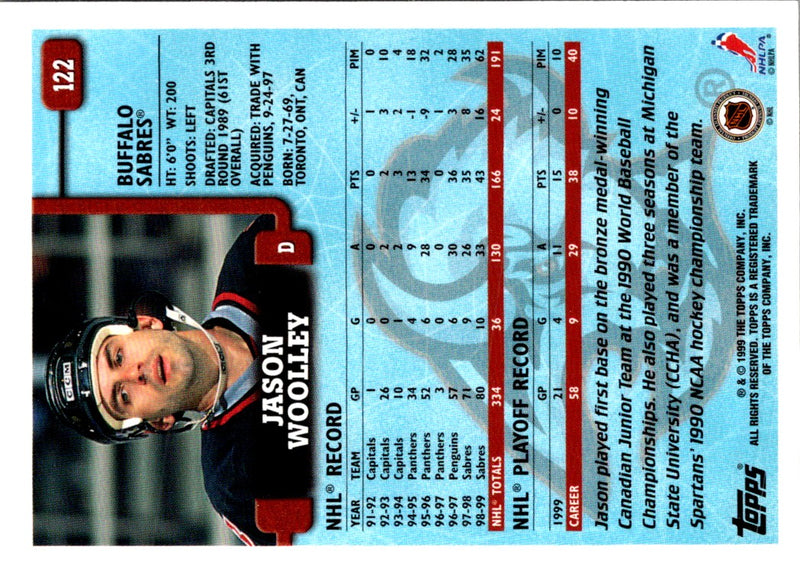 1999 Topps Jason Woolley