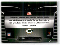 2006 Donruss Threads Dynasty Blue Brett Favre/Ahman Green/Javon Walker #D-9 004/100