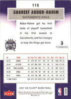 2007 Fleer Shareef Abdur-Rahim #119