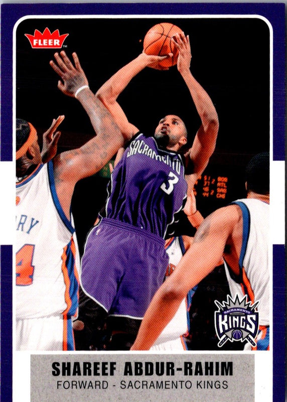 2007 Fleer Shareef Abdur-Rahim #119