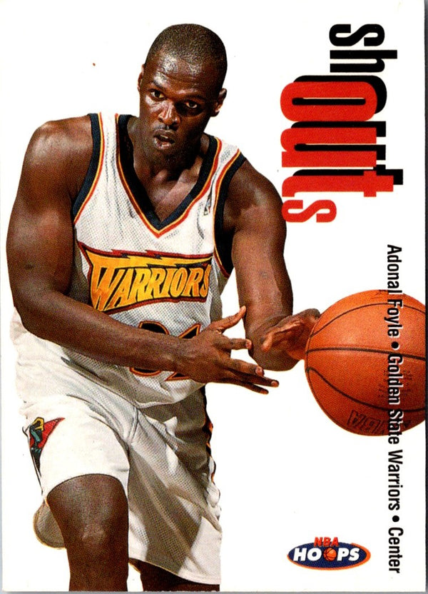 1998 Hoops Shout Outs Adonal Foyle #6SO