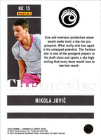 2022 Panini Nikola Jovic #15