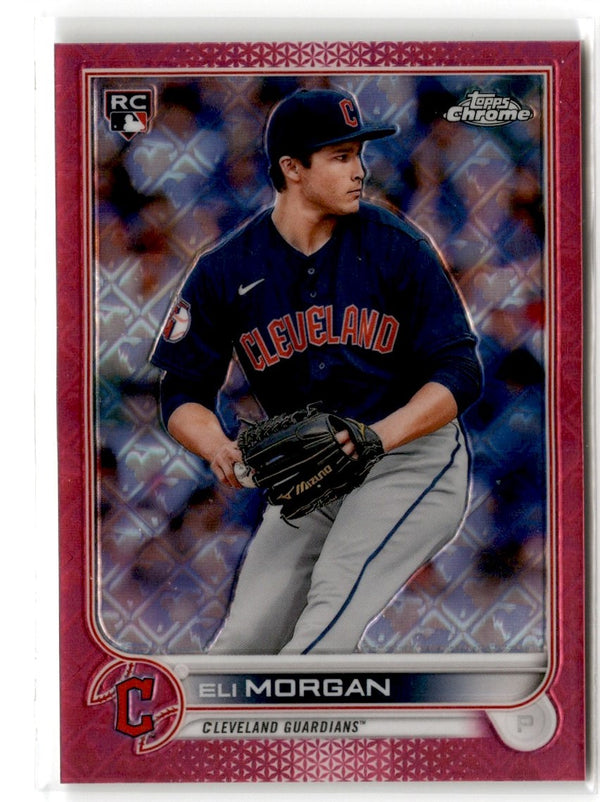 2022 Topps Chrome Logofractor Edition Eli Morgan #14 Rookie