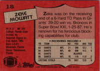 1987 Topps Zeke Mowatt #18