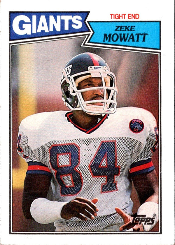 1987 Topps Zeke Mowatt #18