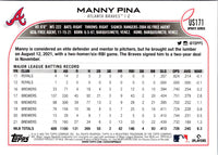 2022 Topps Update Manny Pina #US171
