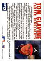 1993 Fleer Tom Glavine Career Highlights Tom Glavine #12