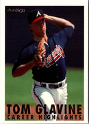 1993 Fleer Tom Glavine Career Highlights Tom Glavine