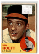 1963 Topps Billy Hoeft