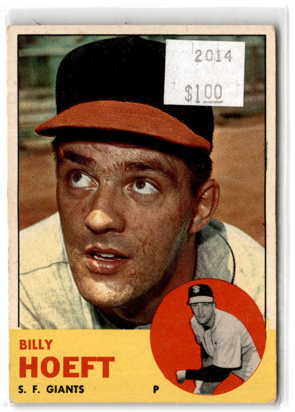 1963 Topps Billy Hoeft #346