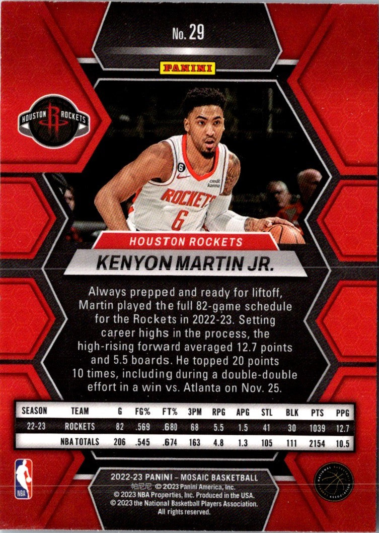 2022 Panini Mosaic Kenyon Martin Jr.