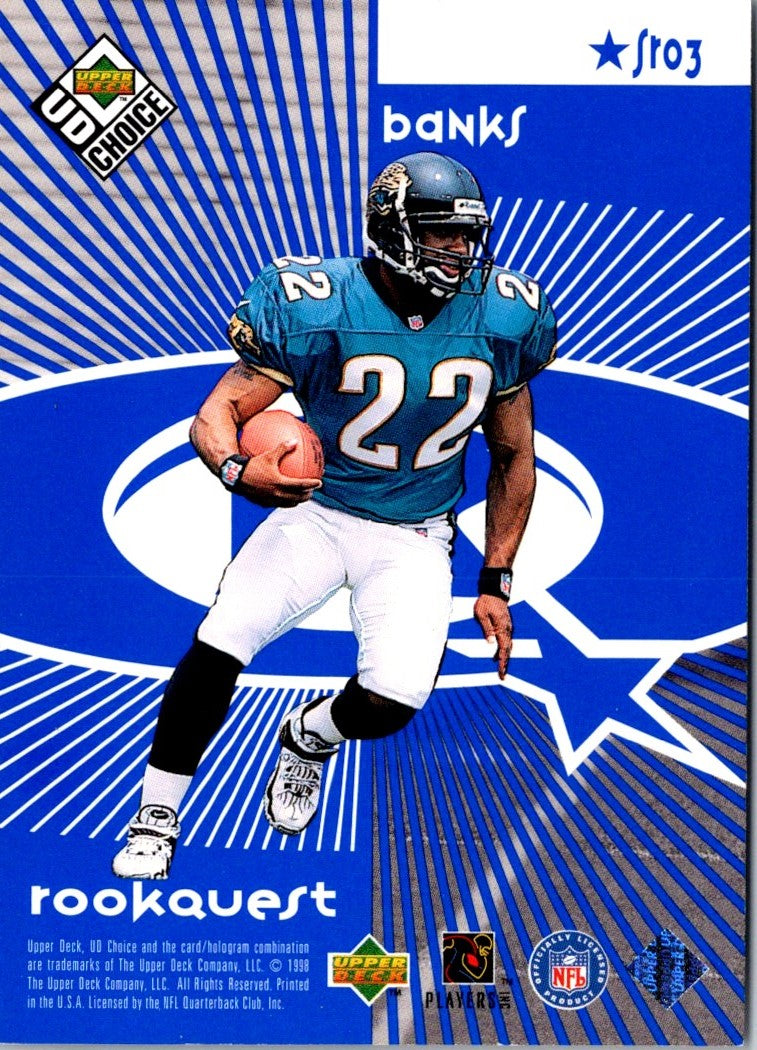 1998 UD Choice StarQuest Barry Sanders/Tavian Banks