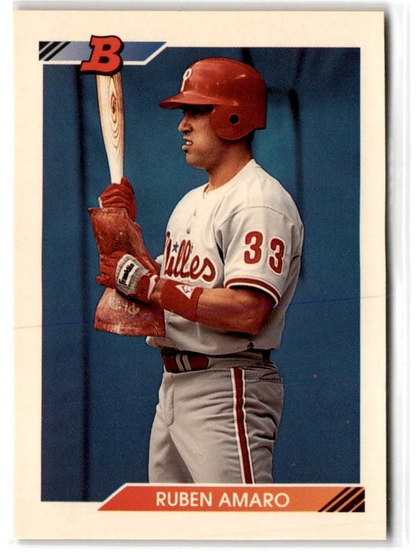 1992 Bowman Ruben Amaro #184