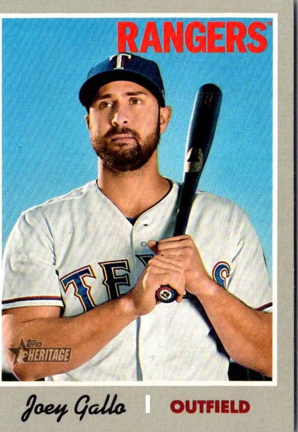 2019 Topps Heritage Joey Gallo #144