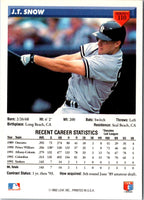 1993 Donruss J.T. Snow #110 Rookie