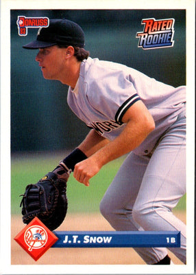 1993 Donruss J.T. Snow #110 Rookie