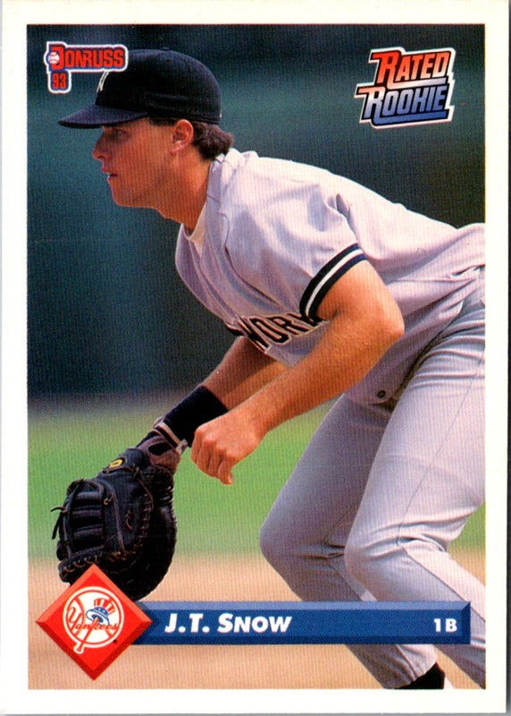 1993 Donruss J.T. Snow #110 Rookie