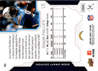 2008 Upper Deck Draft Edition Shaun Phillips #183