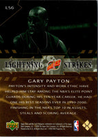 2000 Upper Deck Lightning Strikes Gary Payton #LS6