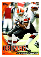 2010 Topps James Davis #334