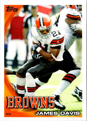 2010 Topps James Davis #334