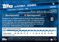 2017 Topps Chrome JaCoby Jones #2 Rookie