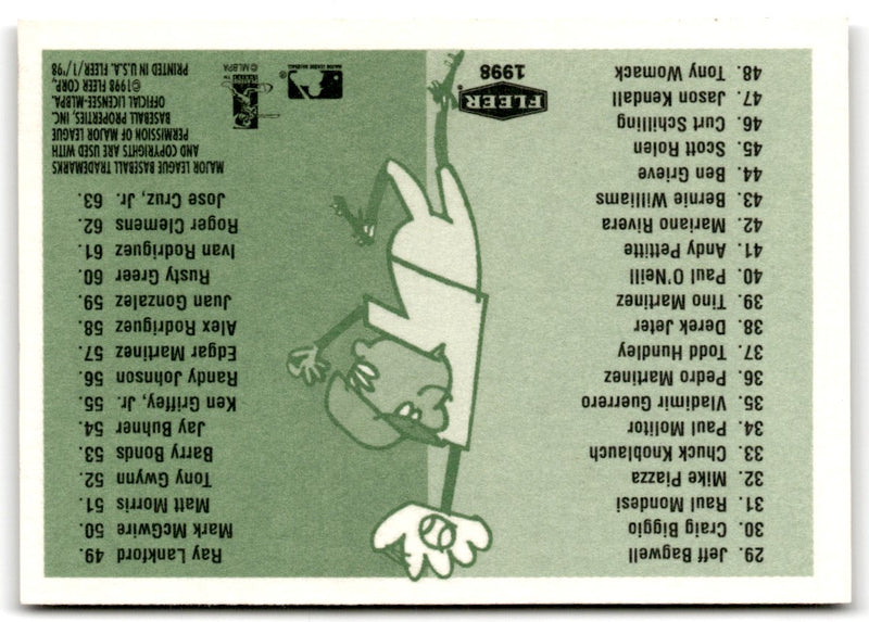 1998 Leaf Moises Alou