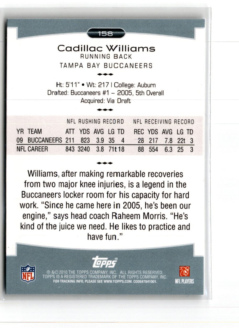 2010 Topps Platinum Cadillac Williams