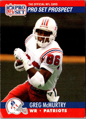 1990 Pro Set Greg McMurtry #740 Rookie
