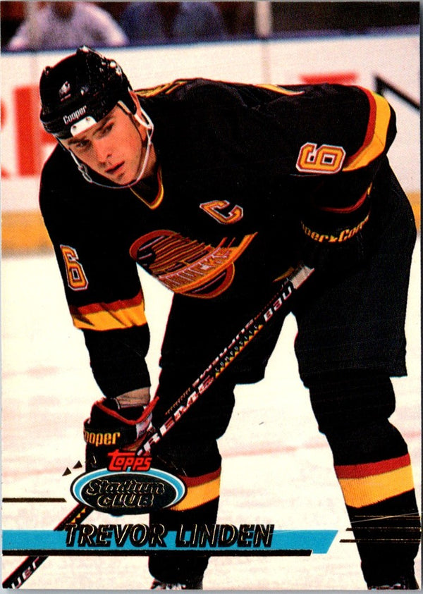 1993 Stadium Club Trevor Linden #357