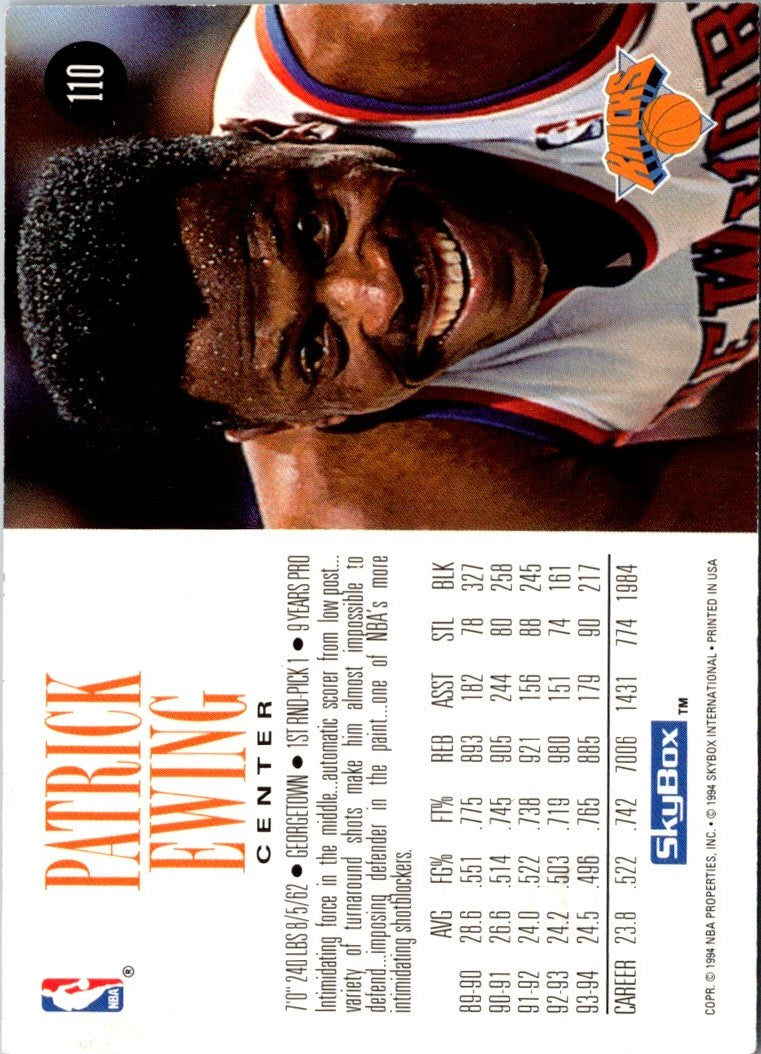 1994 SkyBox Patrick Ewing